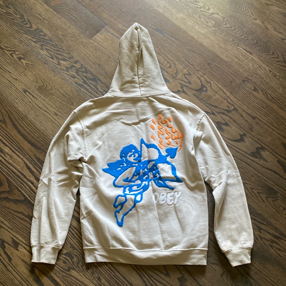 Obey Angel Tan Hoodie